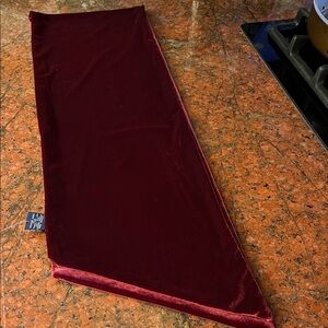 GAP Women’s Red Velvet Look Scarf